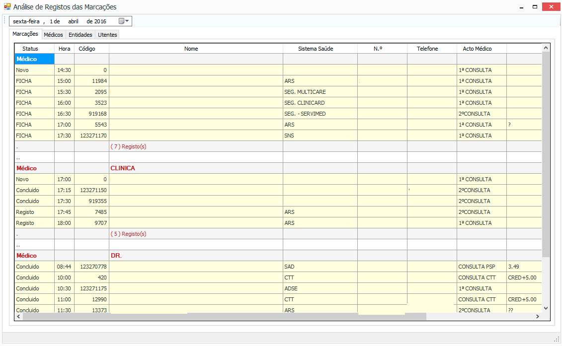 Software clínicas