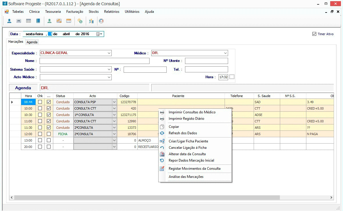 Software clínicas