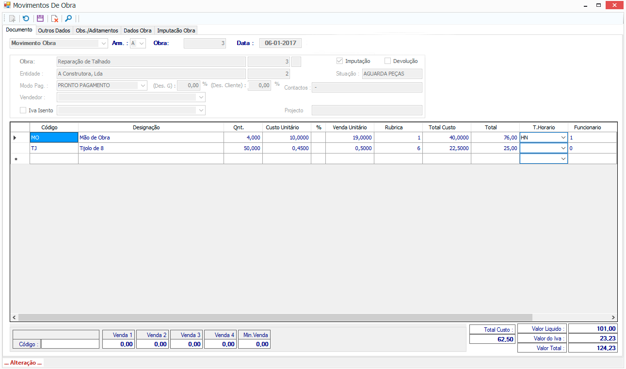 Software construção civil